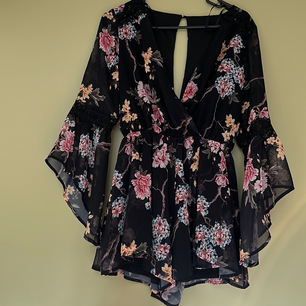 Floral Dressy romper